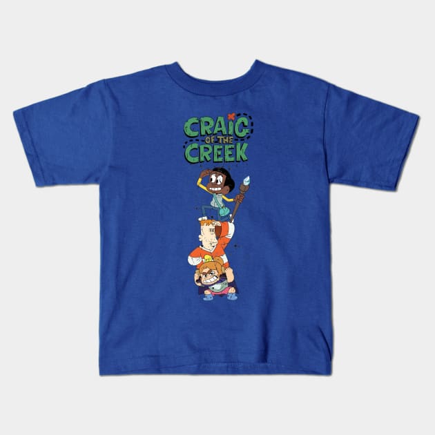 funny cartoon of the Creek Kids T-Shirt by supercute